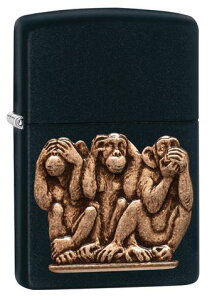 �yUS���ʕi�zThree Monkey�@zippo�@�W�b�|�[�@29409�@�������������퉎�@���^�������L�[