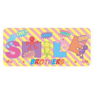 【缶ペンケース】スマイルブラザーズ デザイン柄 ブリキ缶 カンペンケース