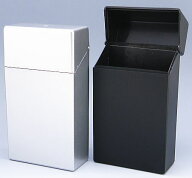ペンギンライター社製 ハードケース プラスチック シガレットケース ハードタイプ 100ミリ用 シルバーと…