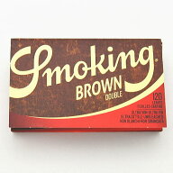 Smoking スモーキング 手巻きタバコ用 巻紙120枚入 No.8 ブラウン 手巻きタバコ ダブル ペーパー Smoking…