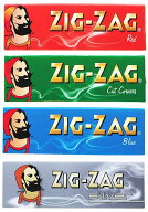 ZIG-ZAG ジグザグ ペーパー 手巻きタバコ用 巻紙 シングルサイズ 手巻きタバコ 69mm 50枚入 手巻きたばこ…