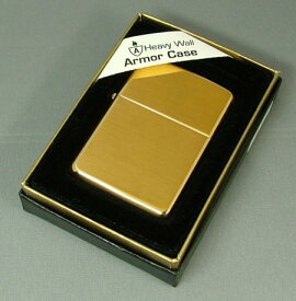 【数量限定】ARMOR ZIPPO High Polish Brass ＃169　ブラスポリッシュ仕上げ アーマー zippo ライター ジッポ ジッポーライター lighter