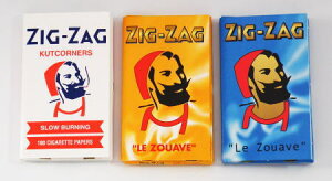 ジグザグ ペーパー 手巻きタバコ 巻紙 ダブルサイズ 69mm 100枚入 ZIG-ZAG 手巻きたばこ