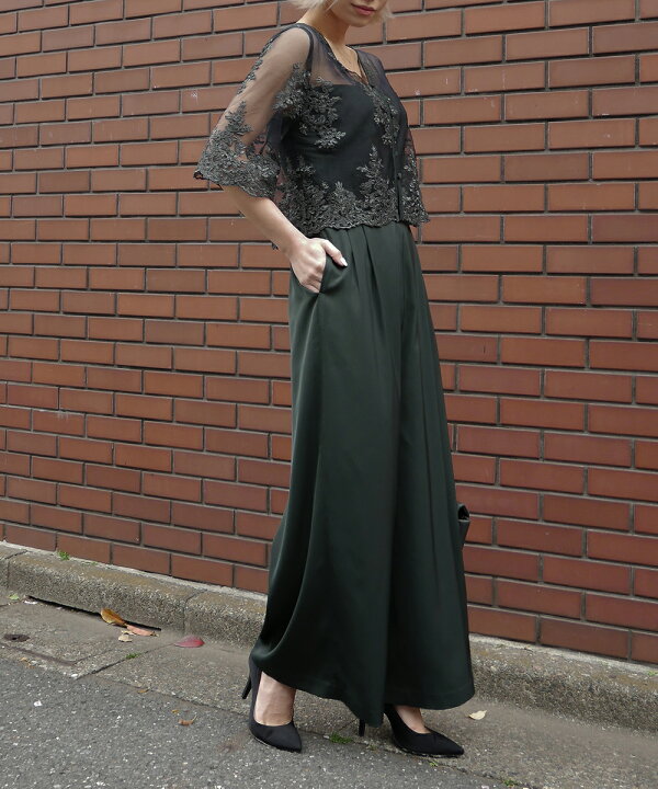 楽天市場】【30%off】napoli lace pants dress パーティー ドレス 