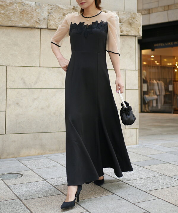 楽天市場】romano cut lace dress パーティー ドレス ワンピース 結婚 