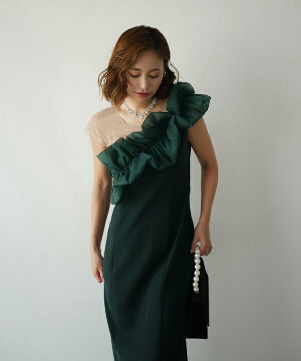 楽天市場】shiny frill dress パーティー ドレス ワンピース レース 