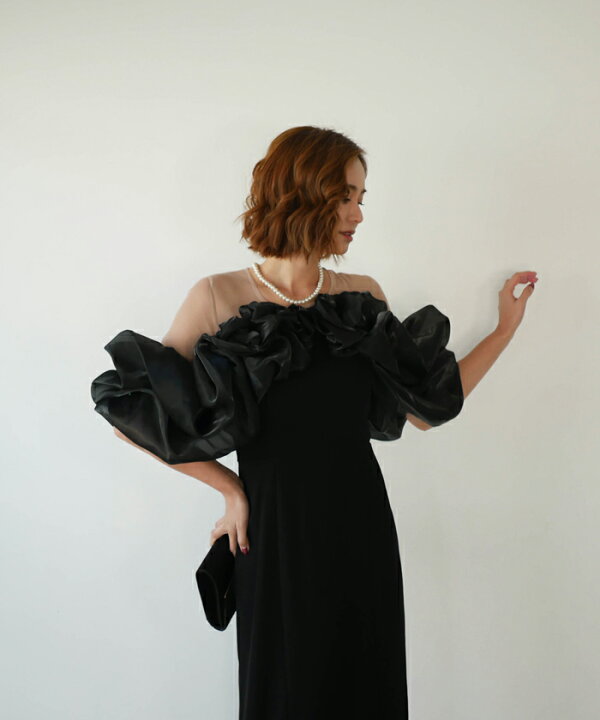 楽天市場】volume raffle dress パーティー ドレス ワンピース レース 