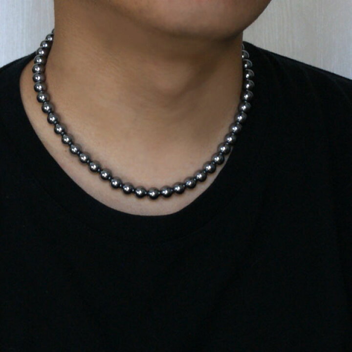 楽天市場】テラヘルツ ネックレス 丸珠 テラヘルツ鉱石 8mm 
