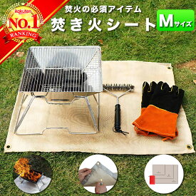 焚き火シート 焚き火台シート 焚火 スパッタシート ハトメ付き 焚き火台シート 溶接 耐火 耐熱 防火 不燃 シート マット バーベキュー 焚き火 たき火 アウトドア キャンプ ソロキャンプ 防炎 薪ストーブ用 バーベキュー 【 800×600mm Mサイズ 】