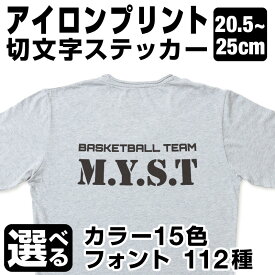 1文字からOK！【漢字・ひらがな・数字・アルファベット】25cmまで同価格！（20.5〜25cm）アイロンプリント 文字シール Tシャツプリント パーカープリント オーダーメイドTシャツ チームウェア ユニフォーム 推し 推し活 Tシャツ