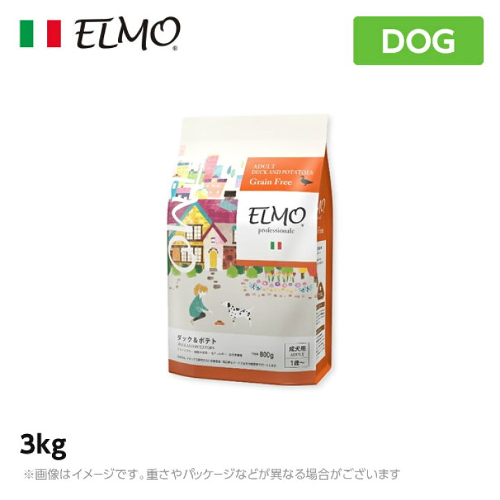 楽天市場】ELMO エルモ プロフェッショナーレ ドッグフード ダック 