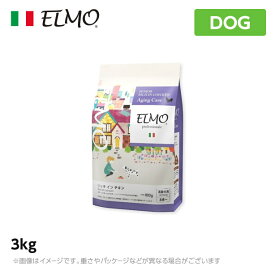 ELMO エルモ プロフェッショナーレ ドッグフード シニア リッチ イン チキン エイジングケア 6歳以上 高齢犬用 3kg （プレミアムフード）