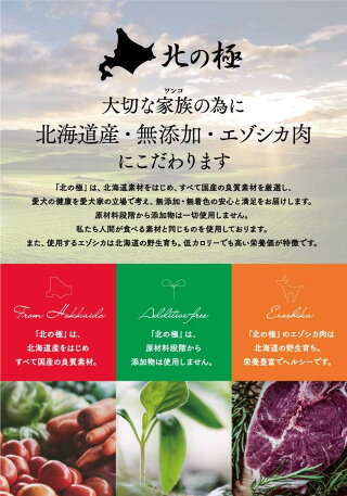 北の極犬の手作りごはん鶏と根菜のコロコロ煮ドッグフードレトルト80g
