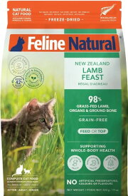 フィーラインナチュラル ラム・フィースト 320g 猫用 総合栄養食 Feline Natural フリーズドライ