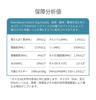 リアルネイチャー ホリスティックドッグフード N0.3オーシャンサーモン【アレルギーに配慮】 10kg （犬用 プレミアムフード）
