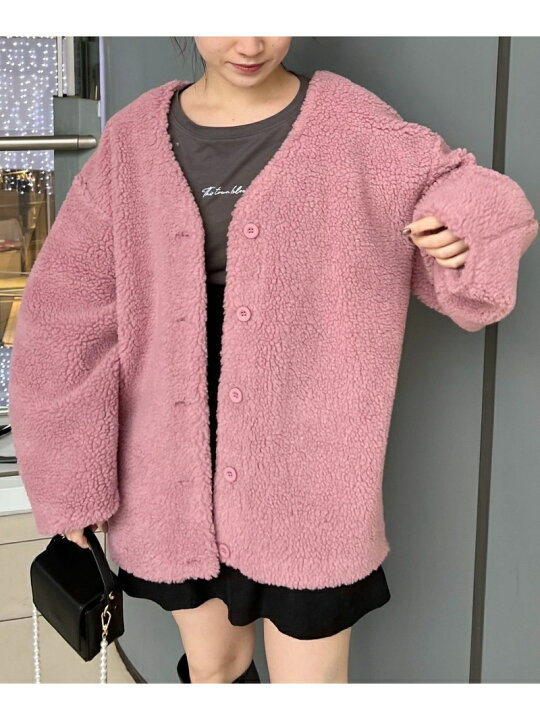 楽天市場】【SALE／50%OFF】(W)テディベアボアカーデ mysty woman 