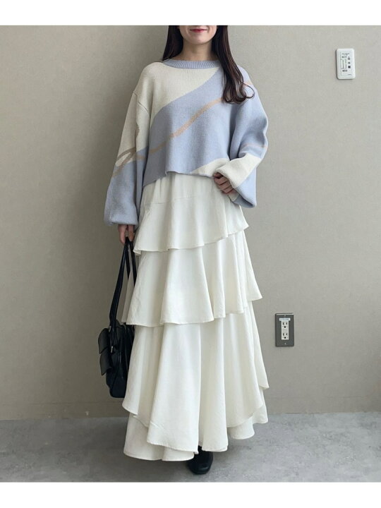 楽天市場】【SALE／60%OFF】リボンジャカードニットプルオーバー mysty 