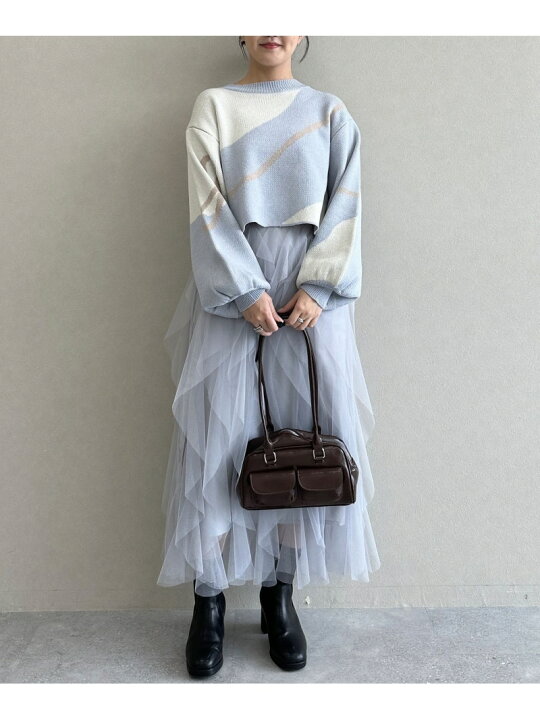 楽天市場】【SALE／60%OFF】リボンジャカードニットプルオーバー mysty 
