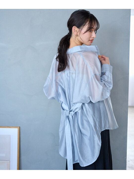 楽天市場】【SALE／50%OFF】シアールーズチュニックシャツ mysty woman 