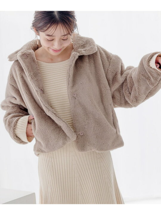 楽天市場】【SALE／40%OFF】ファーブルゾン mysty woman ミスティ 