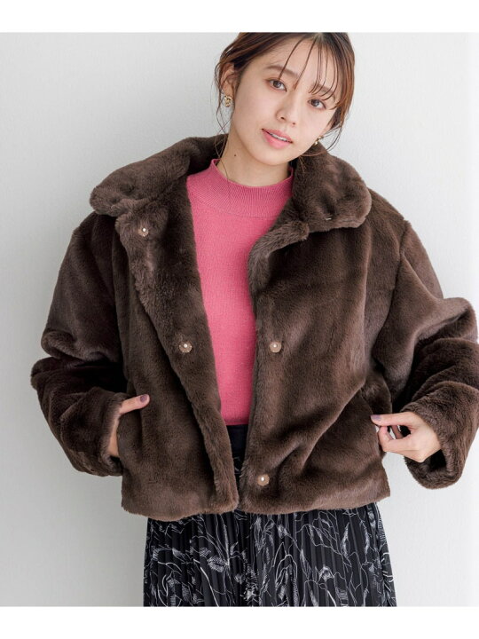 楽天市場】【SALE／40%OFF】ファーブルゾン mysty woman ミスティ 