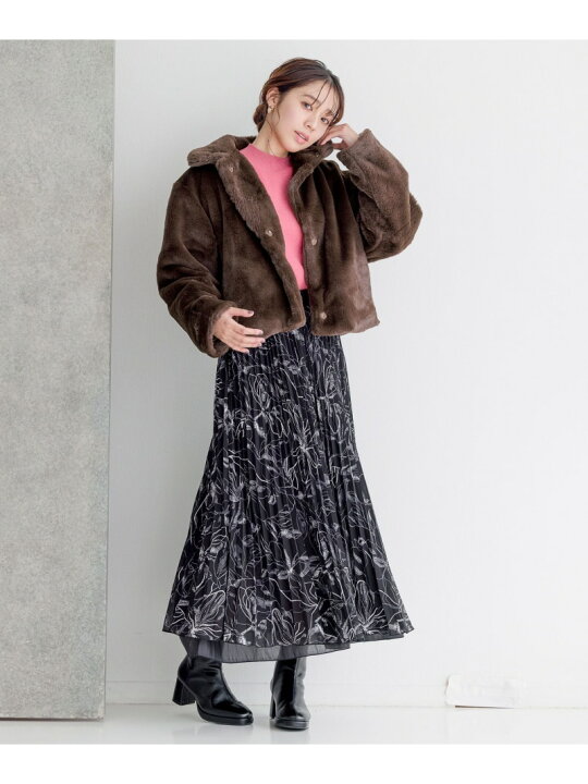 楽天市場】【SALE／40%OFF】ファーブルゾン mysty woman ミスティ 