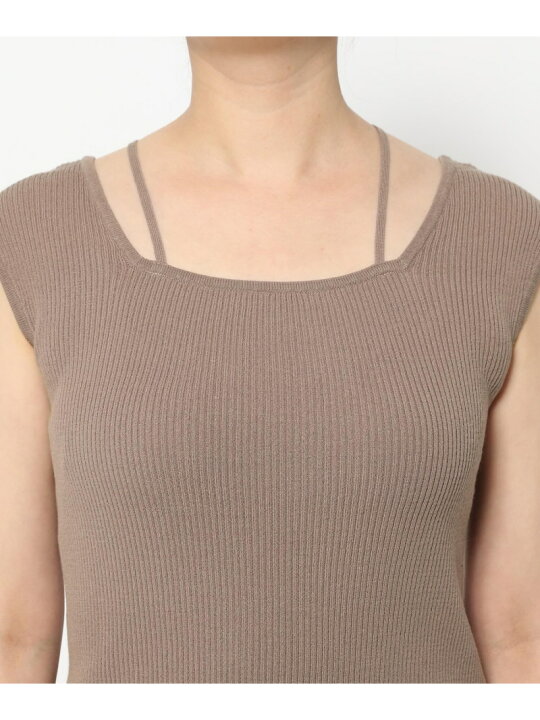 楽天市場】【SALE／50%OFF】ストリング2WAYリブタンク mysty woman 