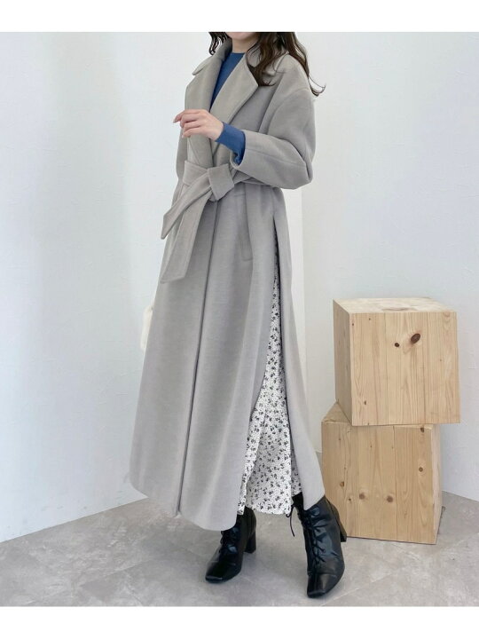 楽天市場】【SALE／50%OFF】ボリュームスリーブスリットロングコート 