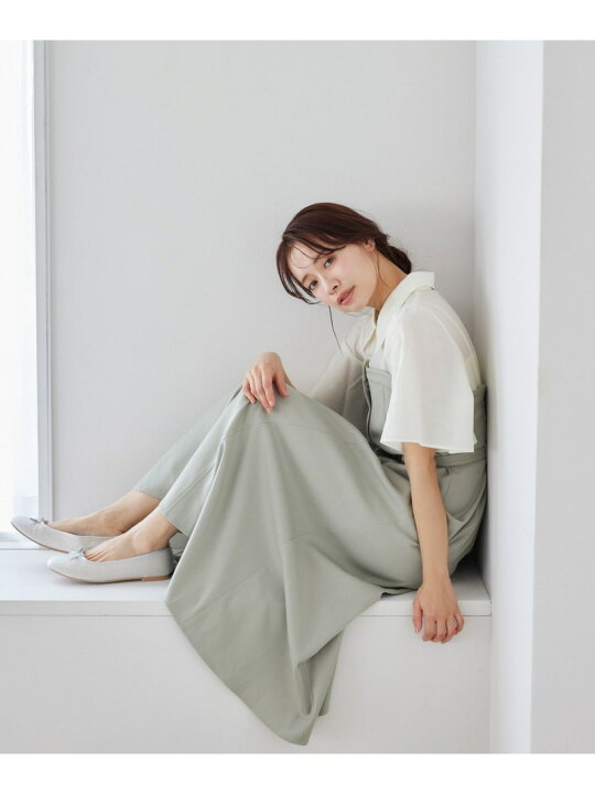 楽天市場】【SALE／50%OFF】フレアスリーブドッキングワンピース mysty 