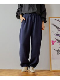 スウェットライクニットパンツ mysty woman ミスティウーマン パンツ その他のパンツ ホワイト ネイビー イエロー【送料無料】[Rakuten Fashion]