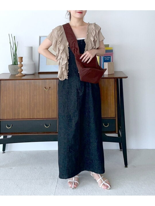 楽天市場】【SALE／50%OFF】太ストラップデニムジャンスカ mysty woman 