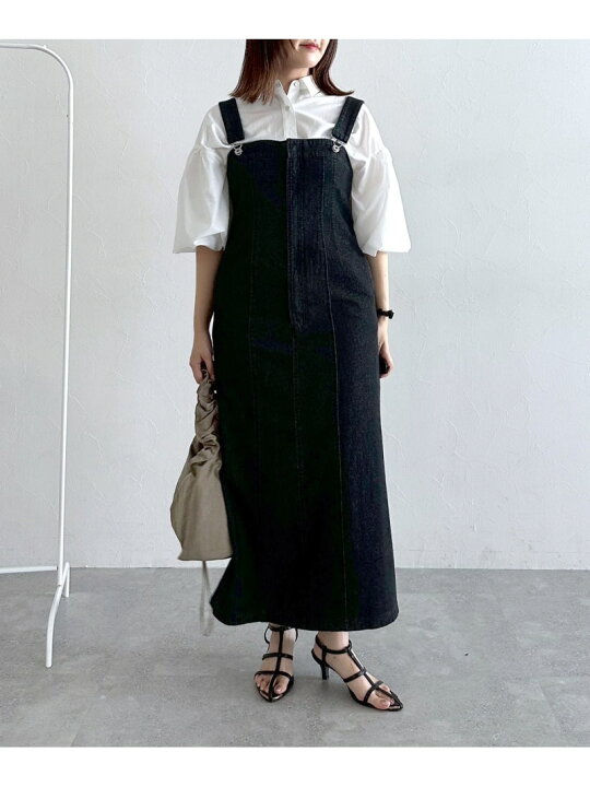楽天市場】【SALE／50%OFF】太ストラップデニムジャンスカ mysty woman 