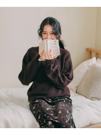 【WEB限定】アイスクリームクルーニット mysty woman ミスティウーマン トップス ニット ピンク レッド ホワイト ブラウン【先行予約】*【送料無料】[Rakuten Fashion]