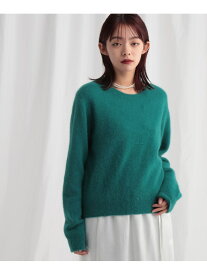 【SALE／50%OFF】フォックスウールMIXニット mysty woman ミスティウーマン トップス ニット グレー グリーン ブラック ベージュ【RBA_E】【送料無料】[Rakuten Fashion]