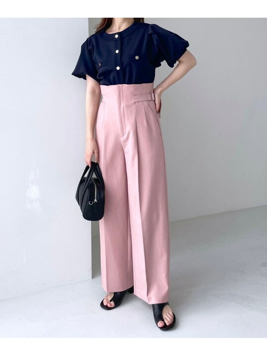 楽天市場】【SALE／30%OFF】メタルボタンパフスリーブカーデ mysty  