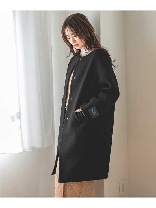 楽天市場】【SALE／50%OFF】(W)ノーカラーコクーンコート mysty woman 