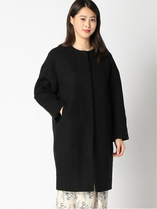 楽天市場】【SALE／50%OFF】(W)ノーカラーコクーンコート mysty woman 
