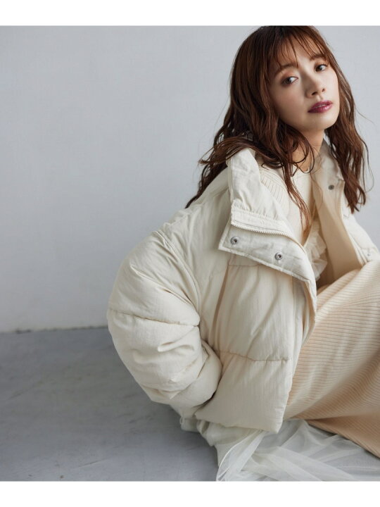 楽天市場】【SALE／50%OFF】中綿ショートブルゾン mysty woman 