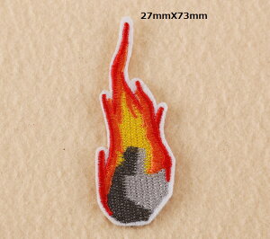 隕石 流れ星 ワッペン アイロン対応 アップリケ 入園 1枚