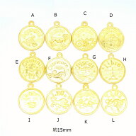 12星座 十二星座 チャーム ピアスパーツ アクセサリーパーツ 1個