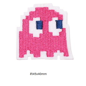 パックマン ワッペン アップリ アイロン対応 1枚
