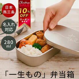 ＼クーポンで最大15% OFF／ 【日本製】 弁当箱 名入れ ステンレス おいしさを守る 燕三条 ステンレス お弁当箱 ネコ 小サイズ 約280ml 子供 保育園 幼稚園 男の子 女の子 子ども キッズ 保温庫 対応 弁当箱 かわいい 名入れ 名前入り クリスマス プレゼント