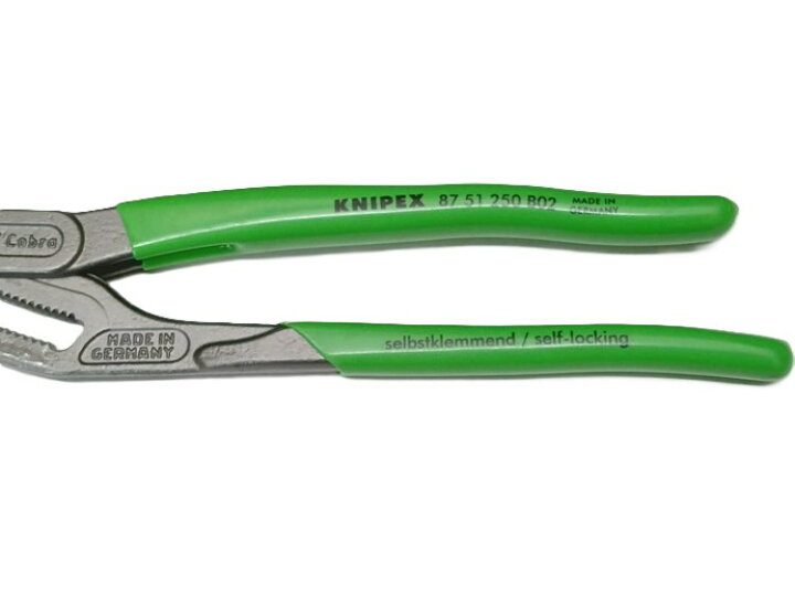 楽天市場】限定カラー KNIPEX クニペックス 8751-250 B02 250mm コブラ 