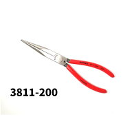 KNIPEX クニペックス 200mm 3811-200 メカニック用プライヤー プラスチックコート ケーブル 銅管 ボルト …
