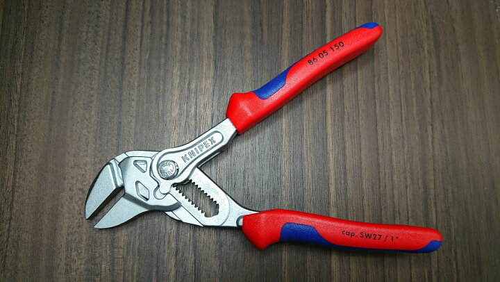 楽天市場】KNIPEX クニペックス 150mm 8605-150 プライヤーレンチ 
