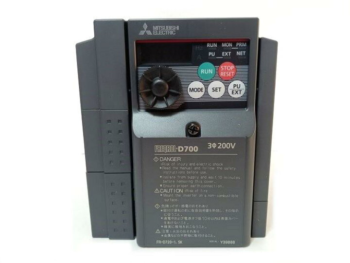 楽天市場】【未使用品】 MITSUBISHI ミツビシ 小形インバータ FR-D720 