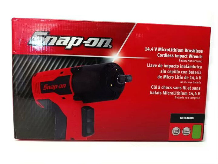 楽天市場】【未使用品】 Snap-on スナップオン 3/8 (9.5mm) 充電式  