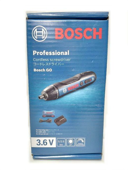 楽天市場】【未使用品】 BOSCH ボッシュ 3.6V コードレスドライバー 