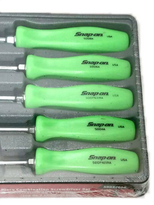 楽天市場】Snap-on スナップオン スクリュードライバーセット SDDX70AG 