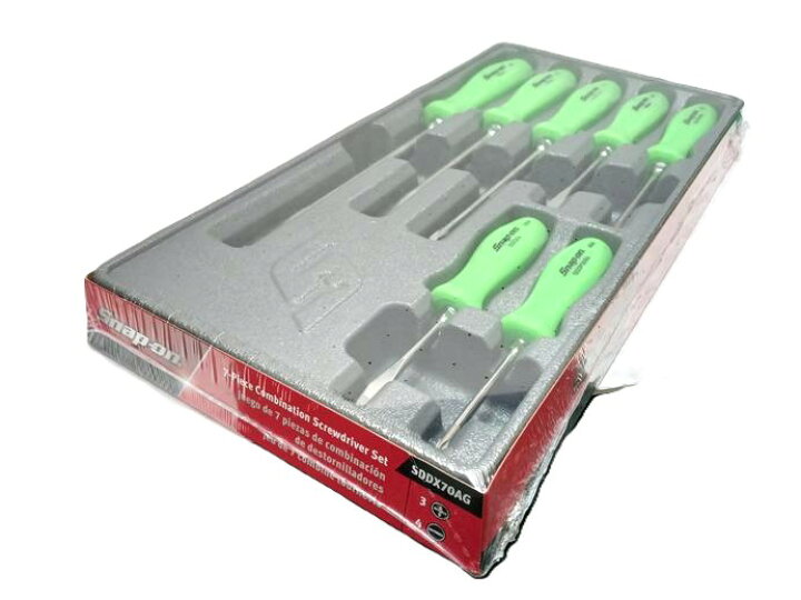 楽天市場】Snap-on スナップオン スクリュードライバーセット SDDX70AG 
